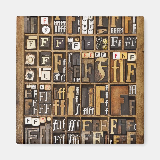 Imã Letra F (Frente)