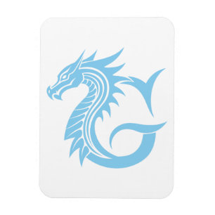 Ímã Letra G Estilizada com Dragão, Alfabeto de Dragão,