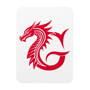 Ímã Letra G Estilizada com Dragão, Alfabeto de Dragão,