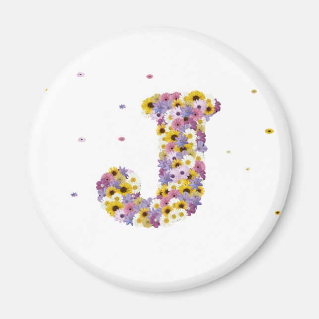 Imã Letra inferior J (Frente)