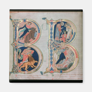 Imã Letra inicial "B" Beatus vir - Bendito é o