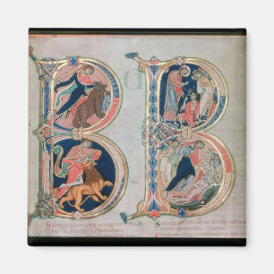 Imã Letra inicial "B" Beatus vir - Blessed é