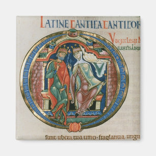 Imã Letra inicial 'O' Osculatur me - Deixe-me beijar