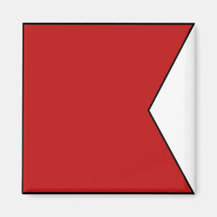 Imã Letra marítima internacional da bandeira de sinal