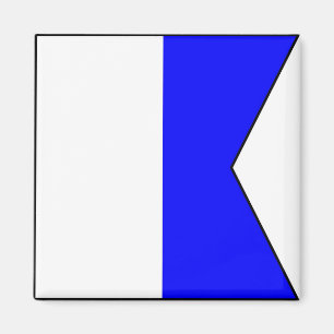 Imã Letra marítima internacional da bandeira de sinal