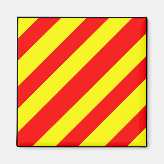 Imã Letra náutica de bandeira marítima internacional (Frente)