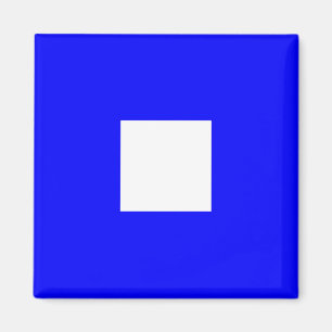 Imã Letra náutica P do sinal do alfabeto da bandeira