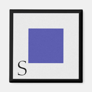 Imã Letra náutica S do alfabeto do ímã da bandeira