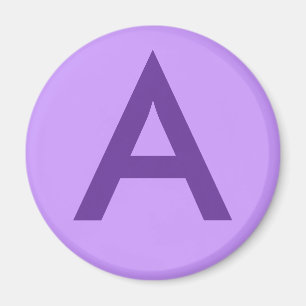 Imã Letra púrpura ou texto em T-shirts e produtos