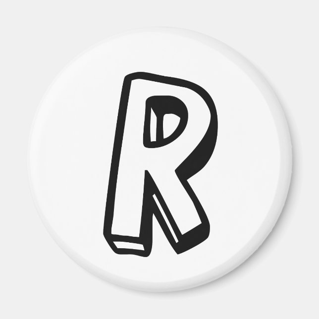 Imã Letra R (Frente)