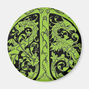 Imã Letra T com ímã dos dragões