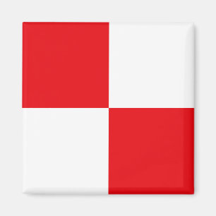 Imã Letra U da Bandeira de Sinalização (Uniforme)