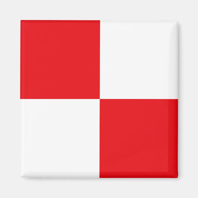 Imã Letra U da Bandeira de Sinalização (Uniforme) (Frente)