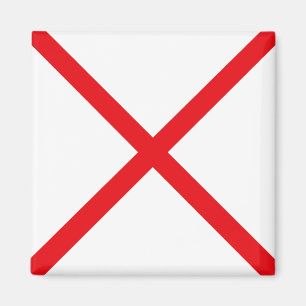 Imã Letra V da Bandeira de Sinalização (Vitor)