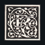 Imã Letra Vintage Monograma R Art Nouveau<br><div class="desc">Art nouveau Letters - Monogramas from the Arts & Artesanatos Movement (Movimento de Artes e ) Esta letra R é um adorável monograma robusto R criado em 1901 e publicado num conjunto de livros. O monograma R é rodeado por um maravilhoso padrão de videira desenhada à mão, muito no estilo...</div>