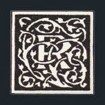 Imã Letra Vintage Monograma R Art Nouveau<br><div class="desc">Art nouveau Letters - Monogramas from the Arts & Artesanatos Movement (Movimento de Artes e ) Esta letra R é um adorável monograma robusto R criado em 1901 e publicado num conjunto de livros. O monograma R é rodeado por um maravilhoso padrão de videira desenhada à mão, muito no estilo...</div>