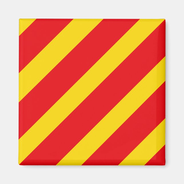 Imã Letra Y da Bandeira de Sinalização (Frente)