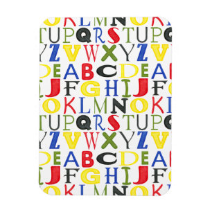Ímã Letras coloridas de Megan Meagher