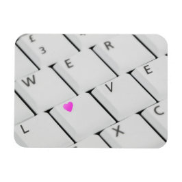 Ímã Letras de amor do teclado do computador