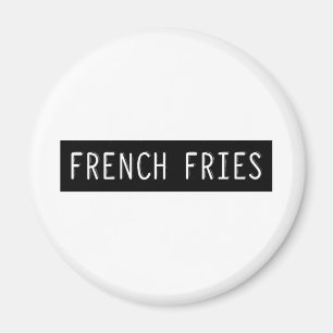 Imã Letras de Escrita Antiga das Fries Francesas