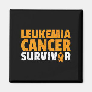 Imã Leucemia Sobrevivente de câncer Laranja Sensibiliz
