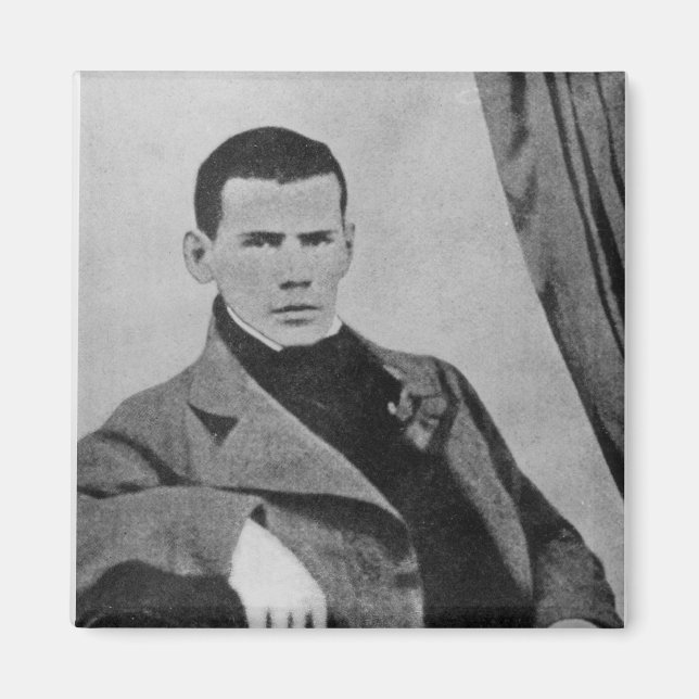 Imã lev Nikolaevich Tolstoy como estudante (Frente)