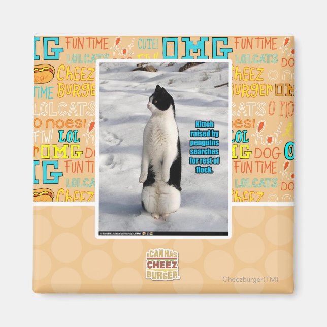 Imã Levantados por Pinguins (Frente)