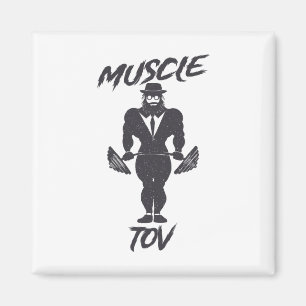 Imã Levantamento de Peso Muscle Tov Bodybuilding Rabin