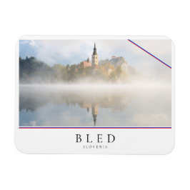 Ímã Levantamento do sol no lago Bled