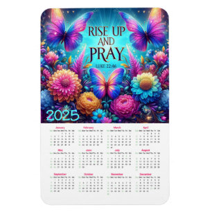 Ímã Levante e reze Luke 22:46 Calendário 2025