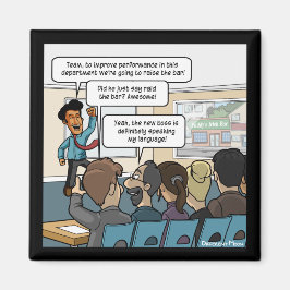 Imã Levante o Bar Engraçado Magnet