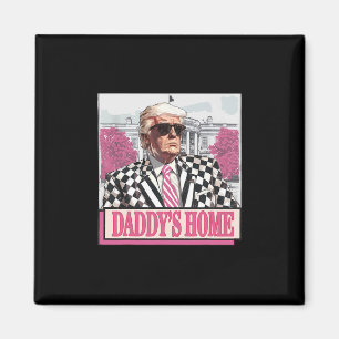 Imã Leve a América Ck Papai para Casa Funny Rosa Donal