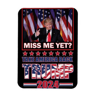 Ímã Leve a América de volta, Trump, Srta.