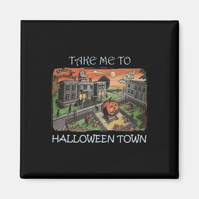 Imã Leve-Me À Figurina De Halloween (Frente)