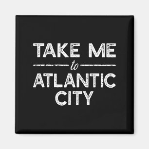 Imã Leve-me para Atlantic City - Divertida Viagem para