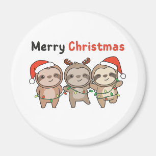 Imã Leve Natal Bonita Litas Feliz Magneta de Natal Fel