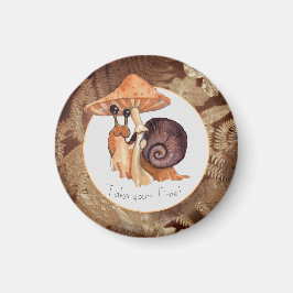 Imã Leve seu Caracol do Cogumelo