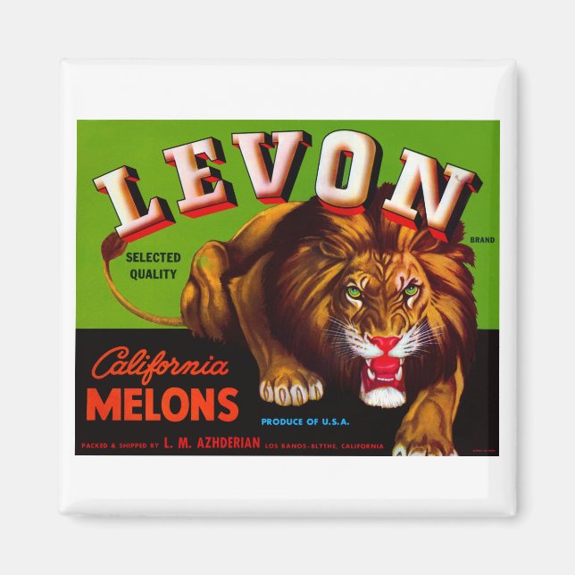 Imã Levon California Melons (Frente)
