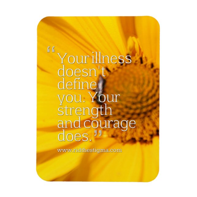 Ímã Levou o Estigma para a doença mental. Íman (Vertical)