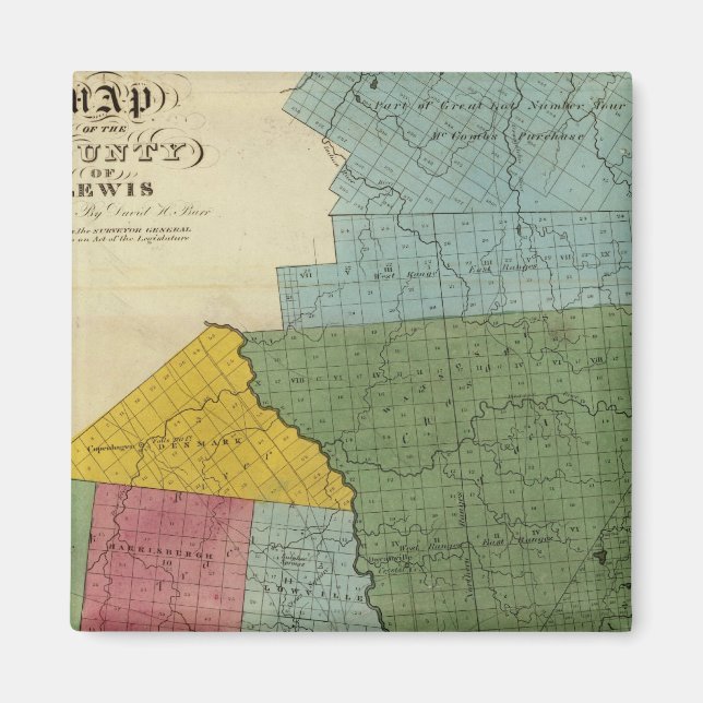 Imã Lewis County (Frente)