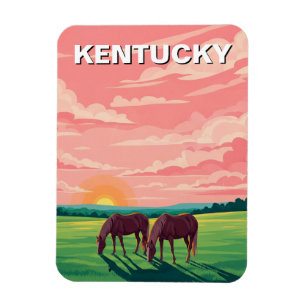 Ímã Lexington Kentucky Postcard Horse Fazenda