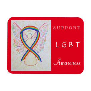 Ímã LGBT Imagem do Anjo da Fita