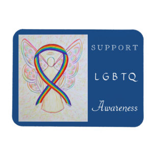 Ímã LGBTQ Imagem do Anjo da Fita