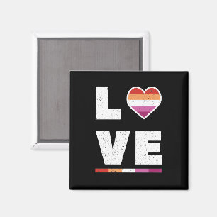 Imã LGBTQ Orgulho Lésbico Sinalizador de Tremor