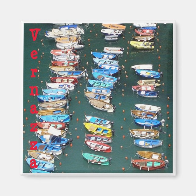 Imã LGR016 VERNAZZA - Harbour - Cinque Terre - Fridge (Frente)