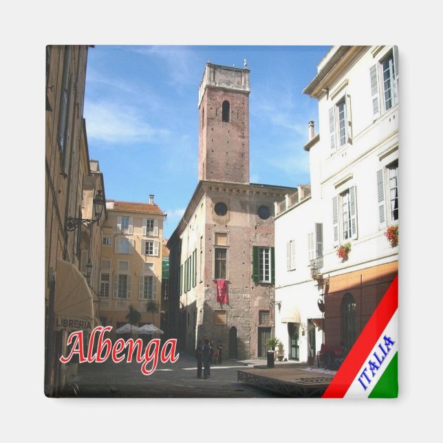 Imã LGR099 ALBENGA, Ligúria, Itália, frigorífico (Frente)