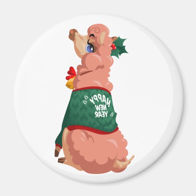 Imã lhama no Natal     (Frente)