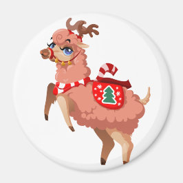 Imã lhama no Natal Ímã
