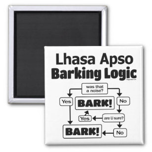 Imã Lhasa Apso Barking Logic