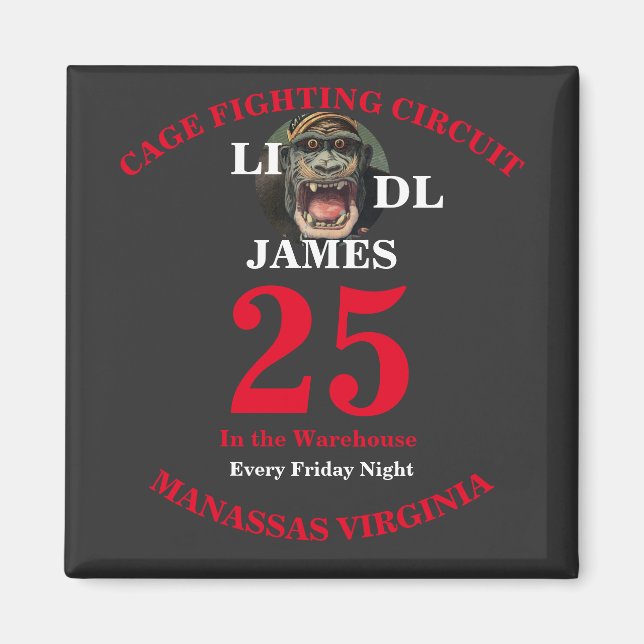 Imã LI DL Circuito de Lutas de Cage na Warehouse (Frente)